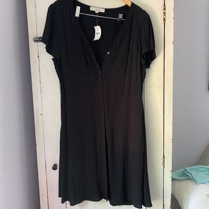 NWT Loft Short Sleeve Little Black Dress